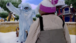 The LazyTown Snow Monster
