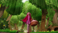 A screencap from Little Pink Riding Hood