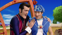 A screencap from Sportacus Who
