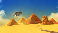A screencap from Mystery Of The Pyramid